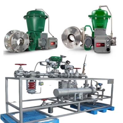 밸브 전환 스키드 에머슨 피셔 V150/V200 /V300 제어 밸브 1061/2052 Pneumatic Actuator DVC6200 위치기