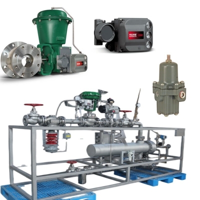 밸브 전환 스키드 에머슨 피셔 V150/V200 /V300 제어 밸브 1061/2052 Pneumatic Actuator DVC6200 위치기