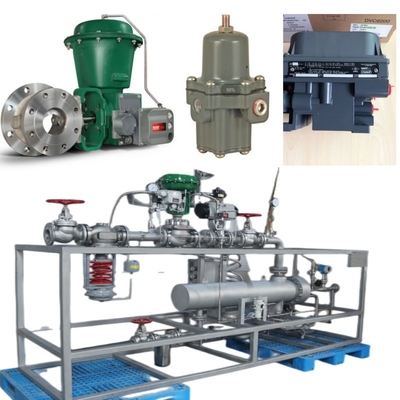 밸브 전환 스키드 에머슨 피셔 V150/V200 /V300 제어 밸브 1061/2052 Pneumatic Actuator DVC6200 위치기