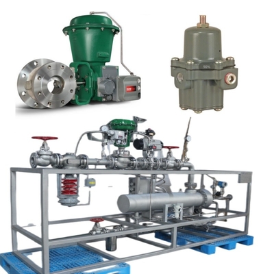 밸브 전환 스키드 에머슨 피셔 V150/V200 /V300 제어 밸브 1061/2052 Pneumatic Actuator DVC6200 위치기
