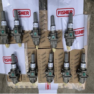 가스 감압 밸브 67C, 67CR, 67CF 및 67CFR 직동식 디지털 Fisher 압력 조절기 전압 조절기