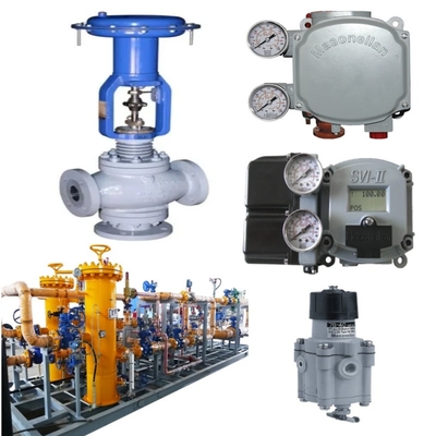 아즈빌 야마타케 HLC HTS 제어 밸브와 PSA1 PSA4 PSA6 Pneumatic Actuators