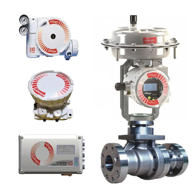 플로우서브 로직스 520MD 스마트 밸브 포지셔너 브래킷 Pneumatic Actuator SMC 필터 압력 절감 밸브로 장착 된 제어 밸브