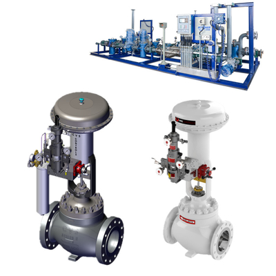 VRG Pneumatic 제어 밸브 선형 회전 제어 밸브 피셔 DVC6200 천연 가스 제어 애플리케이션을위한 밸브 위치기