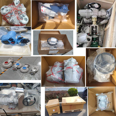 중국 브랜드 대구경 버터플라이 밸브 (Rotork IQ3 전기 액추에이터 및 IB 기어 박스 포함)