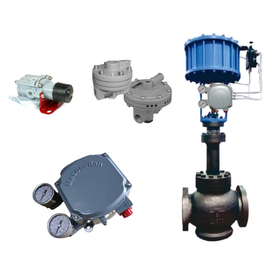 중국 Pneumatic 흐름 제어 밸브 맞춤형 Masoneilan SVI1000 밸브 포지셔너 BR400 부스터 릴레 78-40 공기 필터 규제
