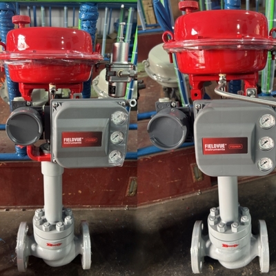 Fisher DVC6200 디지털 밸브 포지셔너 양작동 공압 제어 밸브