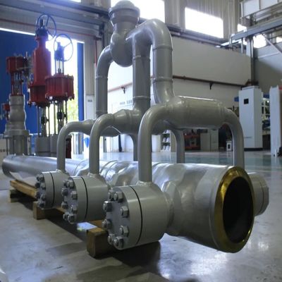 천연 가스 감압 스테이션 모듈 PRV 증기 과열 방지 및 감압 밸브 맞춤형