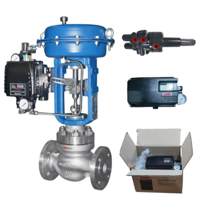 새로운 Pneumatic 제어 볼 밸브 및 위치 Tessin 스마트 밸브 및 피셔 377 트립 밸브 주식 공급 업체