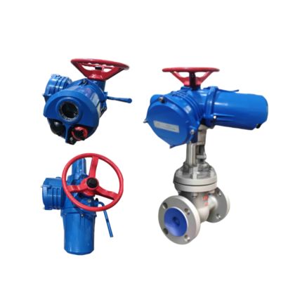 산업용 지능형 전기 게이트 밸브 Peckwomy PWMON 시리즈 다 회전 전기 밸브 액추에터 자동 제어