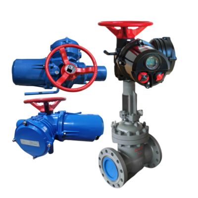 산업용 지능형 전기 게이트 밸브 Peckwomy PWMON 시리즈 다 회전 전기 밸브 액추에터 자동 제어