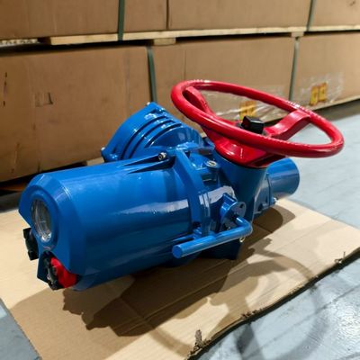 산업용 지능형 전기 게이트 밸브 Peckwomy PWMON 시리즈 다 회전 전기 밸브 액추에터 자동 제어