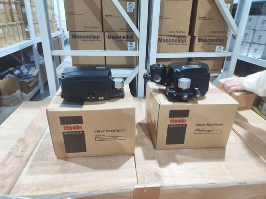 한국 오리지널 Tissin TS800/TS805 시리즈 지능형 스마트 포지셔너 및 SMC AW20 필터 레귤레이터가 장착된 공압 볼 밸브