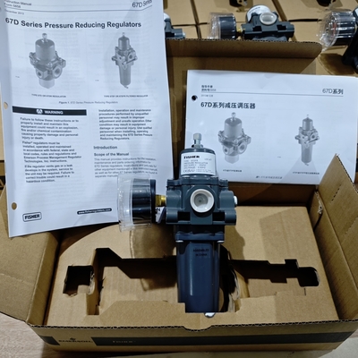 Fisher DVC2000 HART 밸브 포지셔너 및 67DFR 압력 조절기