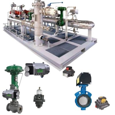 새롭고 정확한 핵심 돌 공기성 나비 밸브 그림 990 나비 밸브와 네일 포지셔너 ND7000