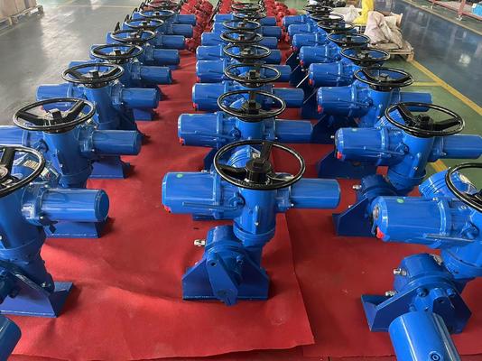 Peckwomy HART 프로토콜 30–3000 Nm 토크 전기 액추에이터