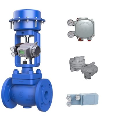 Pneumatic 제어 밸브 및 밸브 부품 Masoneilan SVI2/SVI3/SVI1000 밸브 포지셔너 및 ASCO 소레노이드 밸브