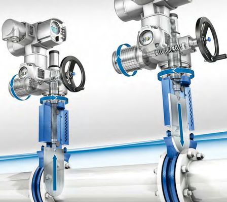 AUMA SA+GS 기어박스 포함 전기 밸브 액추에이터 34-13500Nm 토크