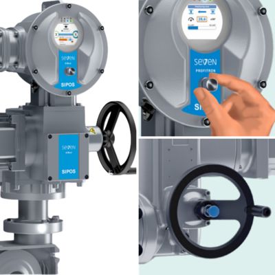 SIPOS Seven 7 전기 밸브 액추에이터 (화학 및 천연 가스용)