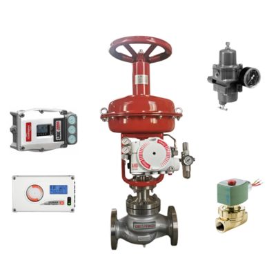 공압 제어 밸브 및 신규 재고 Fisher 조절기 및 FLOWSERVE 3200MD 520MD 3800MD 밸브 포지셔너