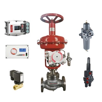 공압 제어 밸브 및 신규 재고 Fisher 377 및 FLOWSERVE 520MD 3800MD 3200MD 포지셔너 및 Burkert 밸브