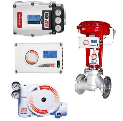 Flowserve 3200MD 공압 제어 밸브 5-100 Psi 선형 액추에이터