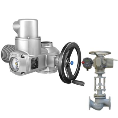 AUMA GS 부분 회전 기어박스 및 SA 다회전 모듈형 보편 전기 액추에이터와 함께 모터화된 볼 밸브