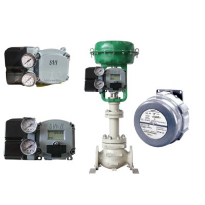 크기 DN50 Spirax Sarco 공압 제어 밸브 KE73 및 Masoneilan 밸브 포지셔너 SVI2/SVI3/SVI1000 및 부스터 재고