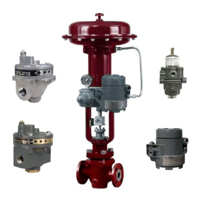 새롭고 정확한 제어 밸브 및 Fisher 전기 공압식 트랜스듀서 846 및 볼륨 부스터 2625