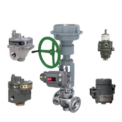 신형 공압 제어 볼 밸브 및 포지셔너 DVC6200, 볼륨 부스터 2625, 레귤레이터 67CFR