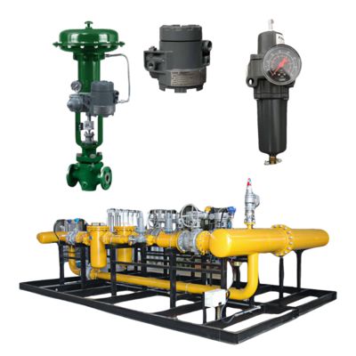 고온, 고압, 부식성, 위험 환경용 Fisher 846 I/P 컨버터 & DVC6200 포지셔너가 장착된 제어 밸브