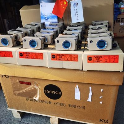 Pneumatic Control Valves With Samson 4765 /4763 Actuator Positioner and Solenoid Valve Filter Regulator for Samson On-Off Valve