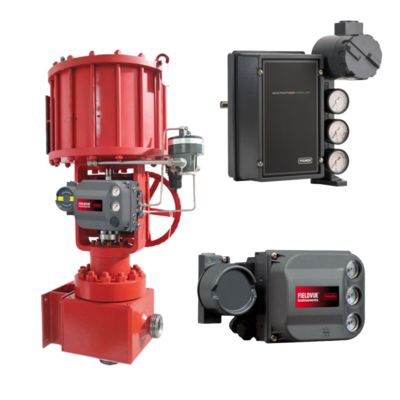 220V 제어 밸브 시스템용 Fisher DVC6200 및 3582i를 갖춘 Fisher 3620J 전기 공압식 밸브 포지셔너