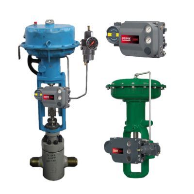 Fisher 657/667 Pneumatic Control Valve with Spring-return and Linear Actuation and Fisher DVC6200 Positioner Controller Fisher 67CFR Series Regulator for Gas Media
