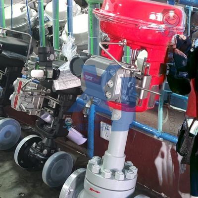 공압 밸브 포지셔너 자동 EAC 인증 제어 밸브 및 Emerson Fisher DVC6200 스마트 밸브 포지셔너