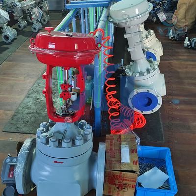 공압 밸브 포지셔너 자동 EAC 인증 제어 밸브 및 Emerson Fisher DVC6200 스마트 밸브 포지셔너