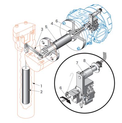 산업 자동화 송신기 Masoneilan 12400 시리즈 디지털 레벨 송신기 레벨 컨트롤러