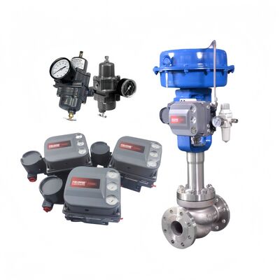Stock Fisher DVC6200 Digital Smart Valve Positioners and High Pressure Regulating Pneumatic Control Valve
