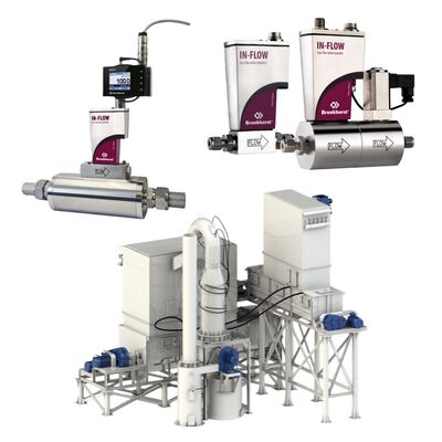 Bronkhorst IN-FLOW 질량 유량계 및 E+H Endress Hauser – 산업 자동화를 위한 정확한 가스 제어, 재고 있음