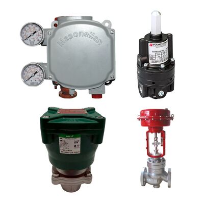 마소네일란 제어 밸브 SVI1000 시리즈 밸브 포지셔너 SVI1000G/IM/SW 포지셔너 + 페어차일드 M25 릴레이 및 ASCO 소레노이드 펄스 밸브 NFG353D132 24VDC
