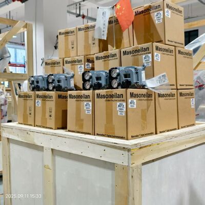 로토르크 페어차일드 T7800 I/P 변환기 + 마소닐란 SVI2 AP/SVI2 시리즈 SVI2AP-22123111 이중 작용 지능형 밸브 위치기, 재고.