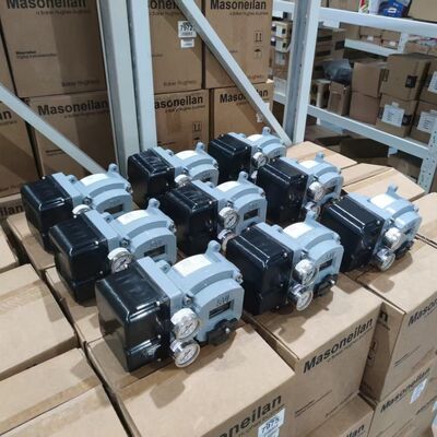 Pneumatic Control Valve Masoneilan Positioner SVI2 SVI3 4700E Controller And Air Regulator 78-40 and Valve 78-80S 