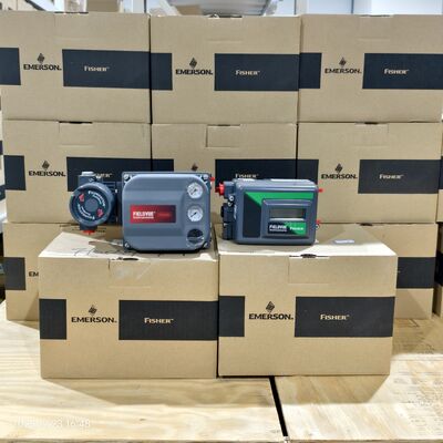 석유 및 가스 산업 공압 밸브 포지셔너 Fisher DVC2000 DVC6200 3661 및 ASCO 2방향 솔레노이드 밸브