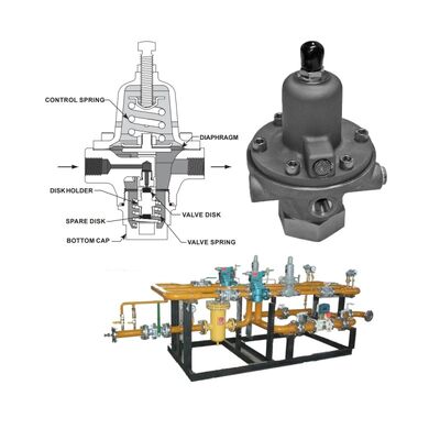 고압 가스 감압 밸브 Fisher 1301F 1301G 공압 압력 조절기 가격