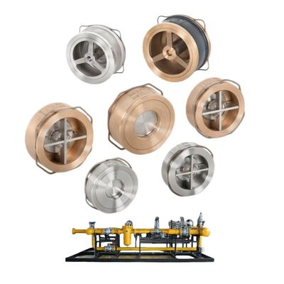 산업용 파이프 VYC 디스크 피스톤 체크 밸브 1/4 황동 304 316 물, 증기, 가스용 비복귀 밸브