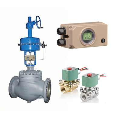 ASCO Solenoid Valves and Samson 3730-3 Electropneumatic HART Valve Positioner Valve Controller
