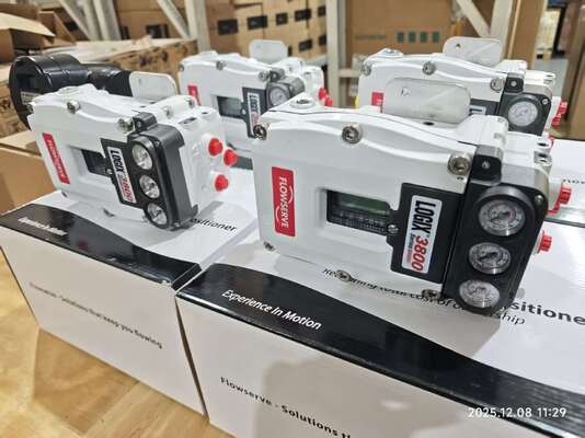 중국 제어 각도 밸브 (Flowserve Smart Positioner Logix 3800 3200MD 520MD/420 PMV P5/EP5 F5-NAM Rotork YT-300 부스터 포함)
