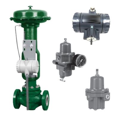 정확한 피셔 4211 4210 67C 시리즈 공기 필터 조절기와 전자 위치 송신기 가격