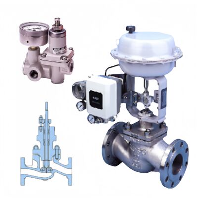 KOSO 501T 551T 520T 511T 오일 가스 유체 조절을 위한 상단 유도 단일 좌석 밸브