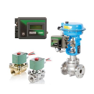 ASCO Solenoid Spool Valves Fisher FIELDVUE DVC2000 Smart Digital Valve Controller Valve Positioners